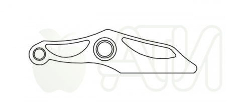 Лезвие прямое T10-R2 для сучкореза Vesco Т10