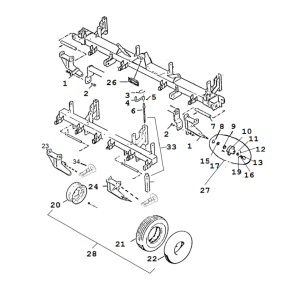 Запасные части для культиватора ИМТ ФОП Запасные части для культиватора ИМТ ФОП