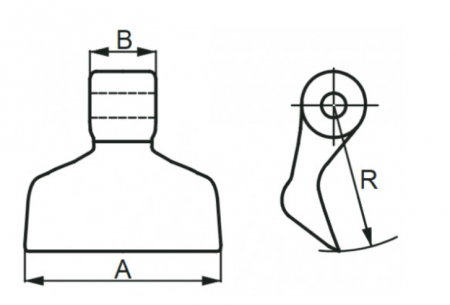 Молоток FP010F20 для мульчера 