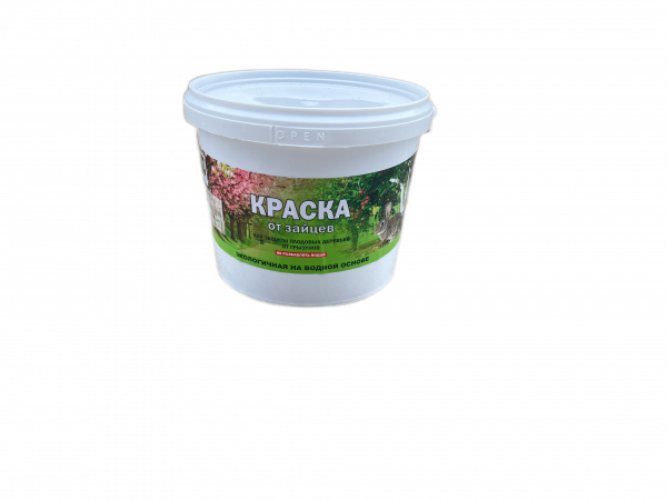 Краска от зайцев для защиты плодовых деревьев Краска от зайцев для защиты плодовых деревьев