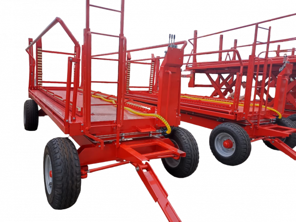 Платформа для уборки и обрезки сада (передняя ось поворотная)